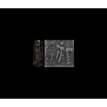 Cylinder Seal with Winged Figure