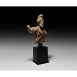 Roman Marble Jupiter Dolichenus Statuette