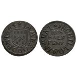 17th Century - Kent - Chilham - Odden - Token Halfpenny