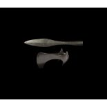 Viking Small Bearded Axehead and Spear