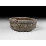 Indian Lentoid Stone Bowl
