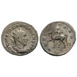 Trajan Decius - Emperor Riding Antoninianus