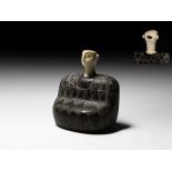 Bactrian Stone 'Princess' Idol