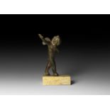 Roman Greeting Cupid Statuette