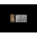 Cylinder Seal with Hero and Winged Griffin