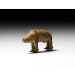 Roman Wild Boar Statuette