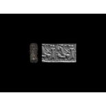 Cylinder Seal with Hero and Lion