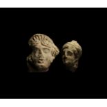 Greek Terracotta Head Collection