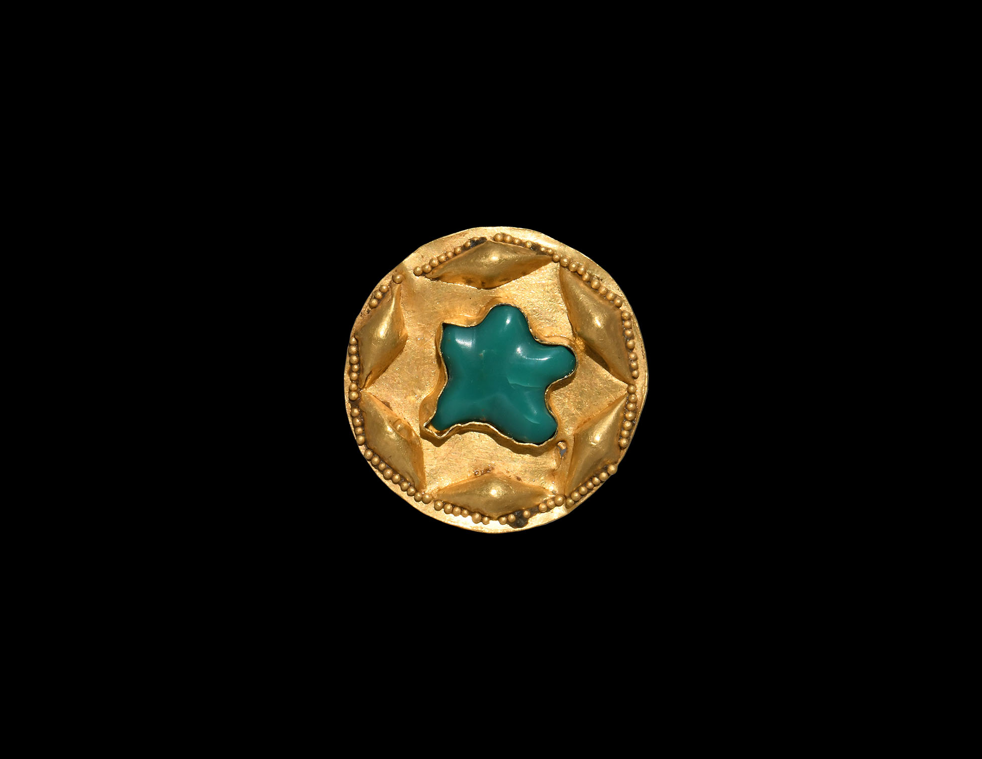 Parthian Gold Mount with Vineleaf