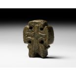 Medieval Carved Celtic Cross Finial