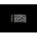 Cylinder Seal with Hunting Scene