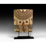 Egyptian Painted Cartonnage with Isis