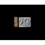 Cylinder Seal with Conquered Kings