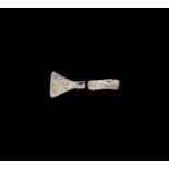 Iron Age Celtic Silver Axe Pendant Group