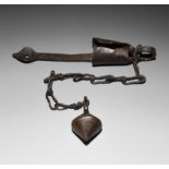 Medieval Flail Head with Chain