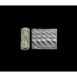 Mitanni Cylinder Seal with Birds