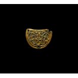 Tudor Gold Chip-Carved Mount