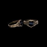 Post Medieval Victorian Gold Hinged Cell Mourning Ring