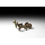 Geometric Period Model Cart with Oxen