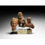 Roman Terracotta Head Group