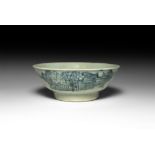 Chinese Tek Sing Blue and White Shipwreck Bowl