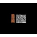 Cylinder Seal with Contest Scene