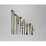 Roman and Later Pin, Tweezers and Other Items