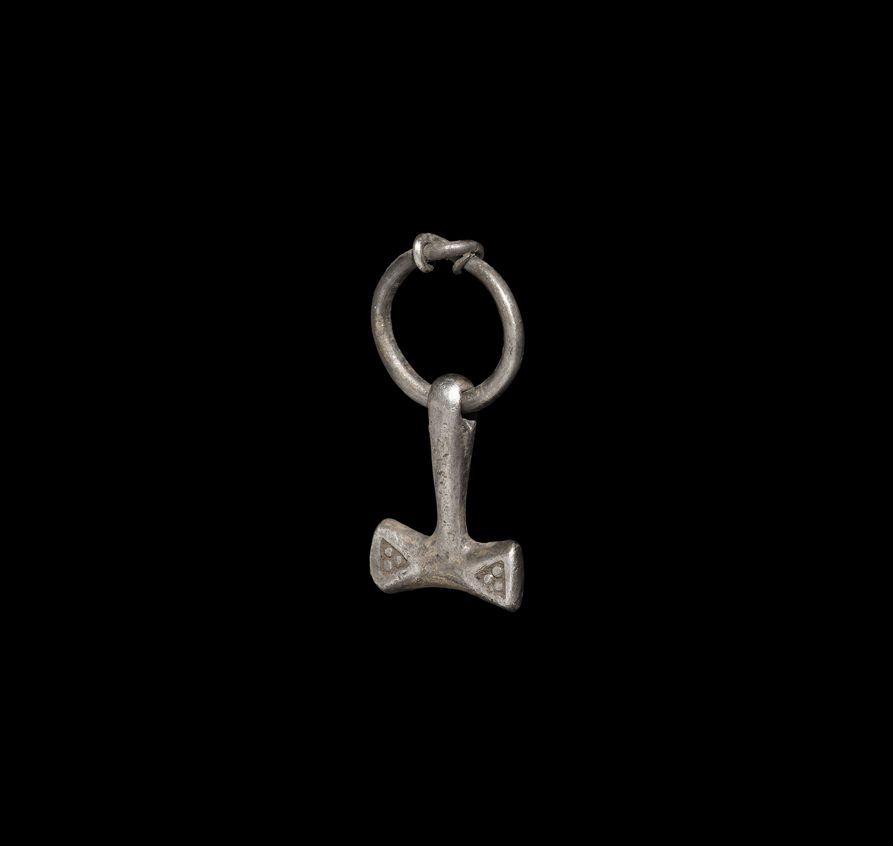 Viking Silver Thor's Hammer Pendant