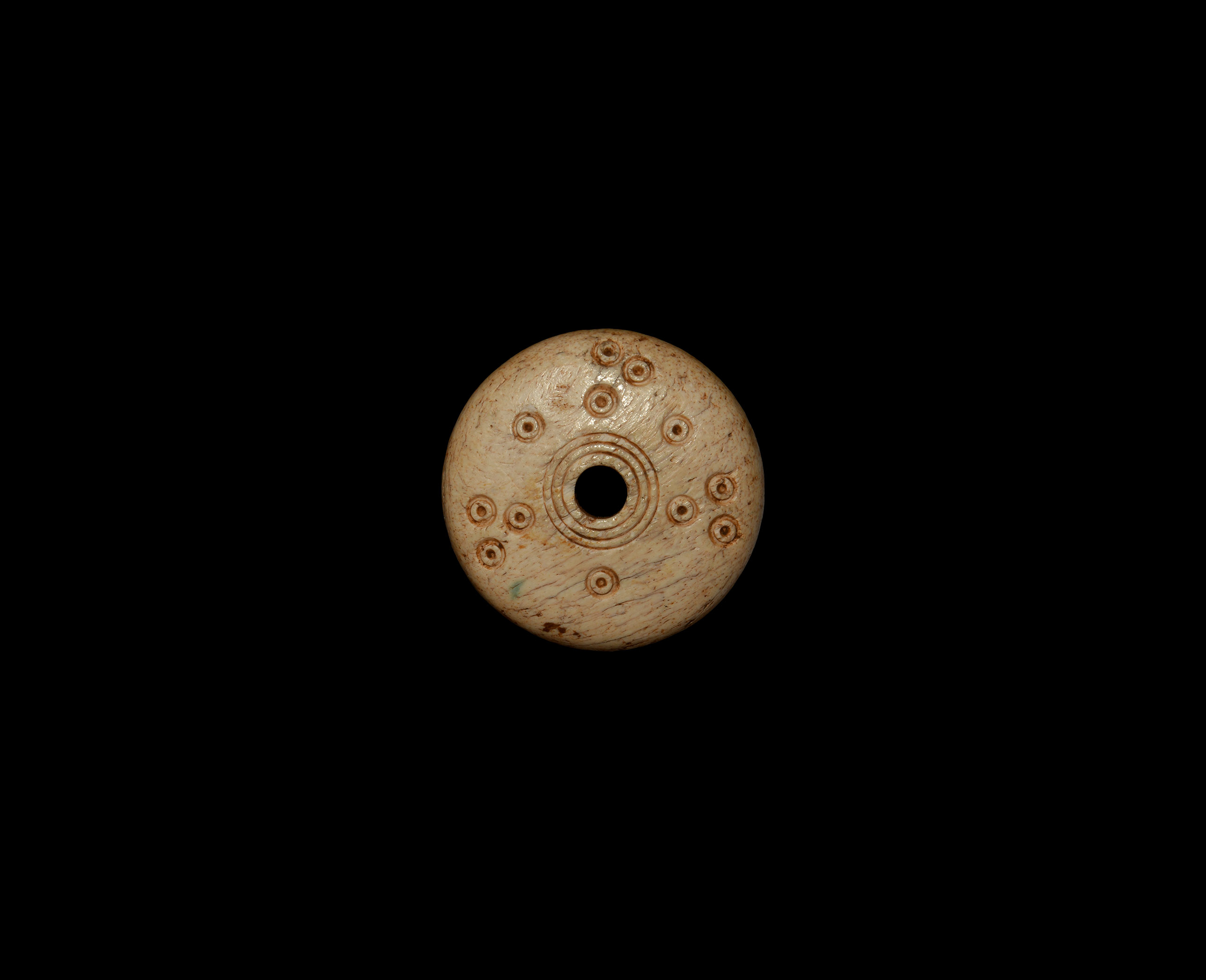 Phoenician Bone Spindle Whorl