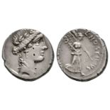 L Hostilius Saserna - Victory Denarius