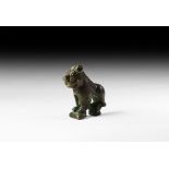 Islamic Standing Lion Statuette