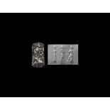 Cylinder Seal with Robed Figures