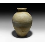 Chinese Tang Glazed Whiteware Jar