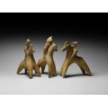 Greek Horse and Rider Statuette Group