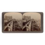 PHOTOGRAPHS. A collection of stereoscopic viewing cards, including a group depicting views of