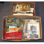 EPHEMERA. A collection of various ephemera including photographs, guide books, children's printing