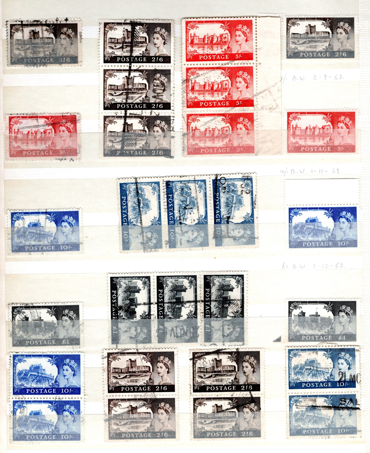 A collection of world stamps in albums and stock books, including Great Britain 1d reds, some - Image 3 of 3