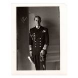 PHOTOGRAPHS. A black and white photograph of Prince Philip, possibly from the studio of Cecil