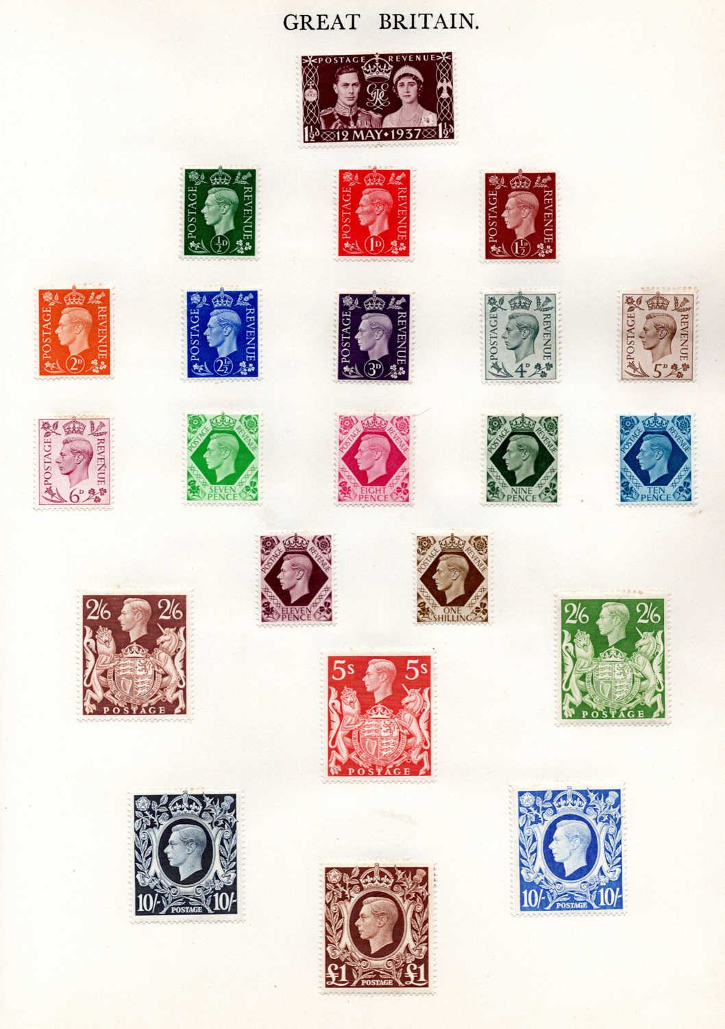 A Great Britain stamp collection in two Windsor albums and two other albums, including two 1840 1d - Image 2 of 3