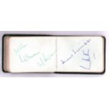 AUTOGRAPHS. A collection of autographs, mainly sporting and show business, in albums, two books