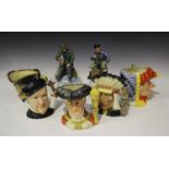 Two Royal Doulton figures, comprising Lobster Man, HN2317 and A Good Catch, HN2258, together with