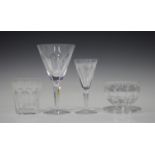 A Waterford Sheila pattern part suite of glassware, comprising four wines, four sherries, four