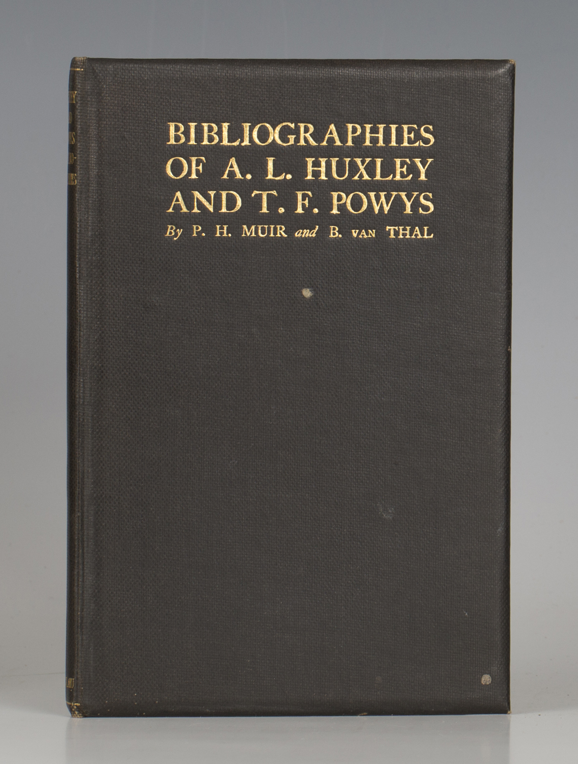 MUIR, P.H., and B. van THAL. Bibliographies of A.L. Huxley and T.F. Powys. London: Dulau & Co. Ltd., - Image 2 of 2