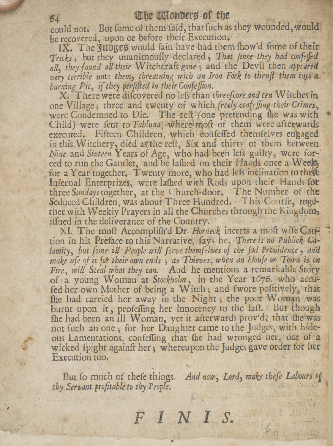 WITCHCRAFT. - Cotton MATHER. The Wonders of the Invisible World: Being an Account of the Tryals of - Image 2 of 4