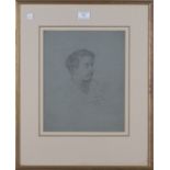 James Charles - 'A Note of My Friend Stott' (Half Length Portrait of Edward Stott), pencil with