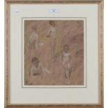 Edward Stott - Studies of a Young Boy, late 19th/early 20th century pastel, signed recto, Abbott and