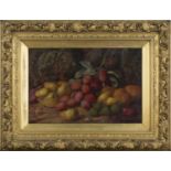 Vincent Clare - Still Life of Pears, Plums and Peaches on a Mossy Bank, and Still Life of Apples,