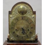 A 20th century George III style mahogany diminutive longcase clock with eight day movement chiming