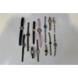 Seven gentlemen's wristwatches, including Memostar Alarm, Anker 23, Avia and Sekonda, a base metal