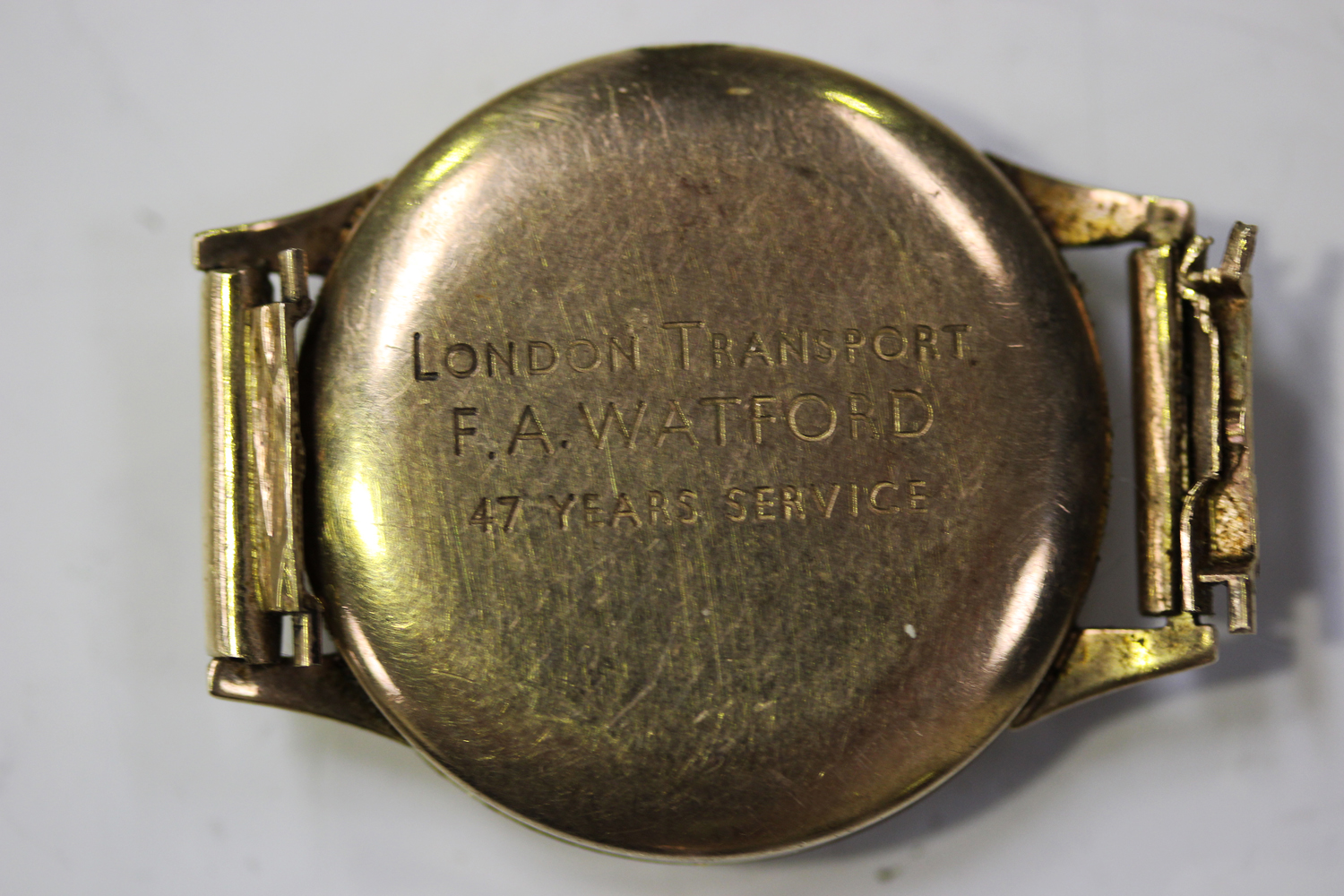 A Tudor 9ct gold circular cased gentleman's wristwatch, the signed silvered dial with Arabic - Image 4 of 4